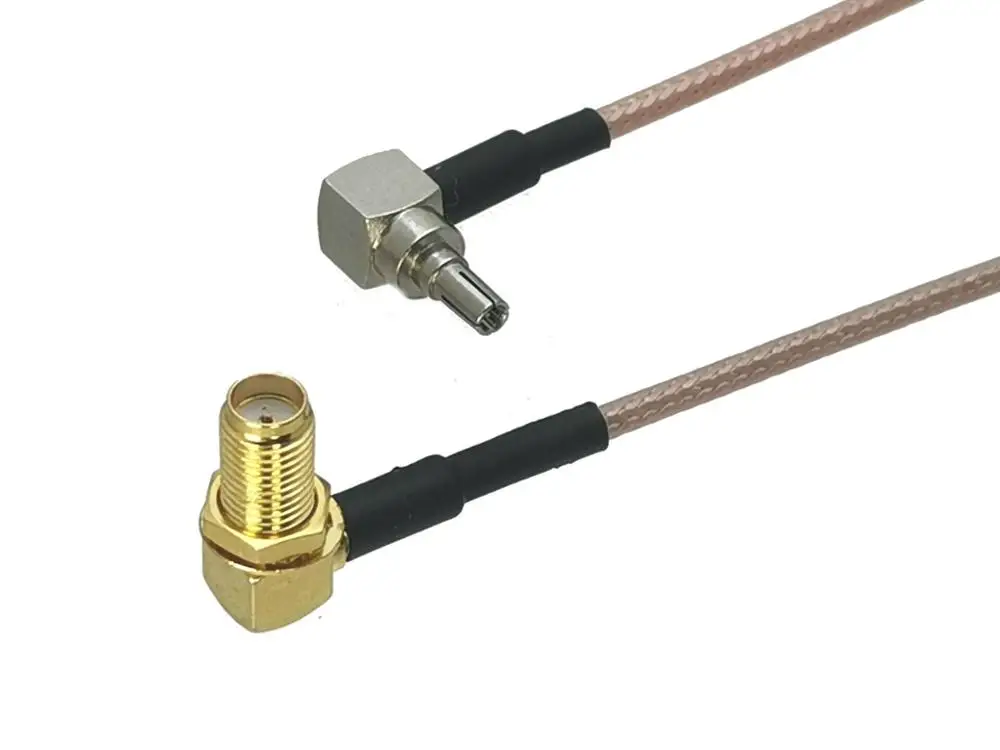 1Pcs RG316 SMA Female Bulkhead RA to CRC9 Male Plug Right angle Connector Coaxial Jumper Pigtail Cable For USB Modem 4inch~10M
1Pcs RG316 SMA Female Bulkhead RA to CRC9 Male Plug Right angle Connector Coaxial Jumper Pigtail Cable For USB Modem 4inch~10M
