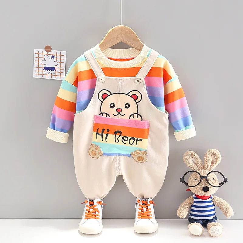 Костюм на подтяжках с длинным рукавом для мальчиков и девочек 1-4 лет
Костюм на подтяжках с длинным рукавом для мальчиков и девочек 1-4 лет