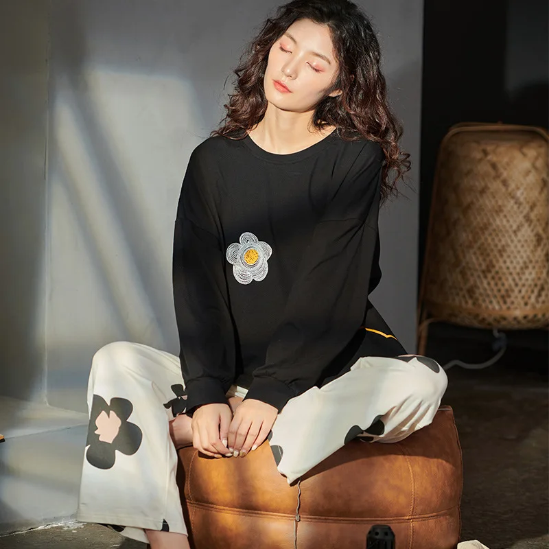 Women Sleepwear Lovely Home Suits Pyjama Long Sleeve Pajamas Set 2021 Women Pajamas Comfortable Girl Spring And Winter Pijamas
Women Sleepwear Lovely Home Suits Pyjama Long Sleeve Pajamas Set 2021 Women Pajamas Comfortable Girl Spring And Winter Pijamas