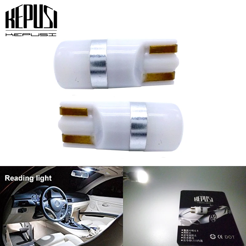 

2x T10 LED W5W 194 Car Lights for Honda Civic Accord CRV HRV Jazz Fit NC750X Auto Led Interior Light Trunk Lamp Xenon 6500K 12V