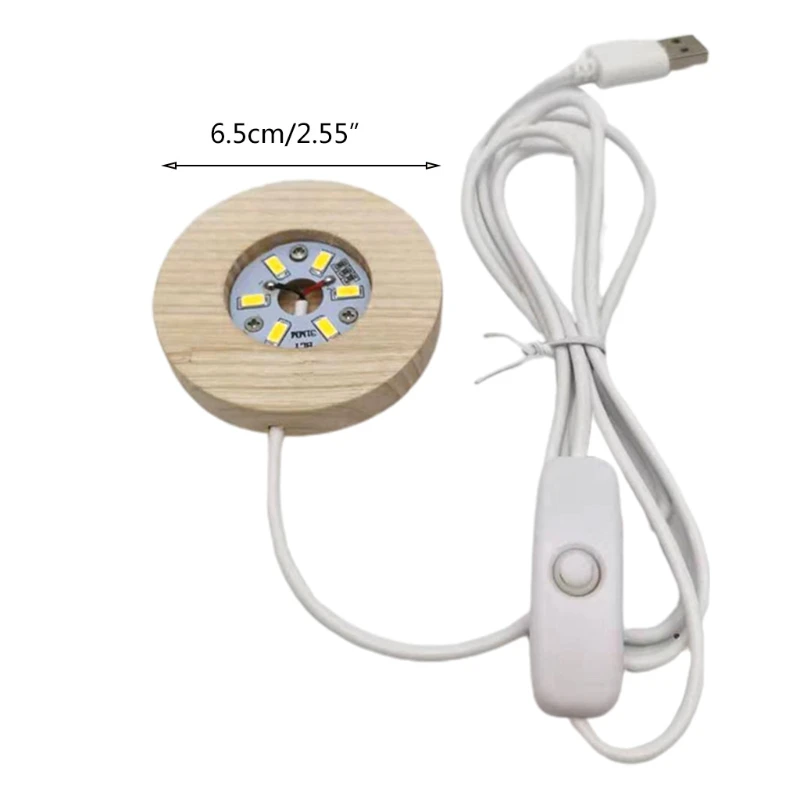 LED Night Light Wooden Round Base Holder Display Stand for Crystals Glass Ball
LED Night Light Wooden Round Base Holder Display Stand for Crystals Glass Ball