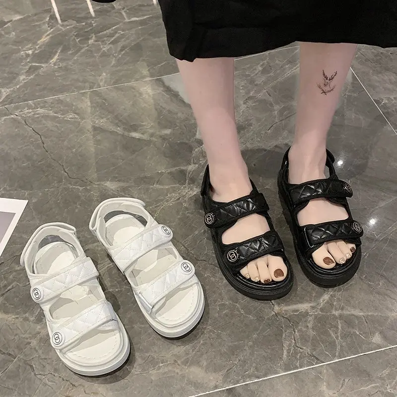 XIXIYIPIN Fashion Gladiator Hook & Loop Women Designer Sandals Casual 2021 Summer New Wedges Ladies Shoes Platform Solid Shoes
XIXIYIPIN Fashion Gladiator Hook & Loop Women Designer Sandals Casual 2021 Summer New Wedges Ladies Shoes Platform Solid Shoes