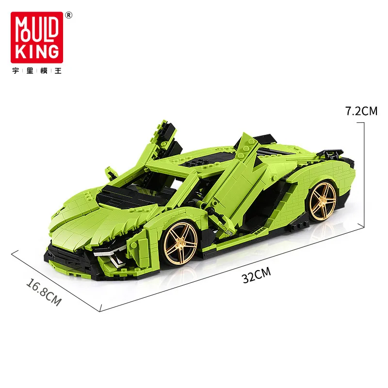 MOULD KING MOC High-Tech Car Model Sierne Green Car model sets Building Blocks Bricks Kids Educational DIY Toys Christmas Gifts
MOULD KING MOC High-Tech Car Model Sierne Green Car model sets Building Blocks Bricks Kids Educational DIY Toys Christmas Gifts