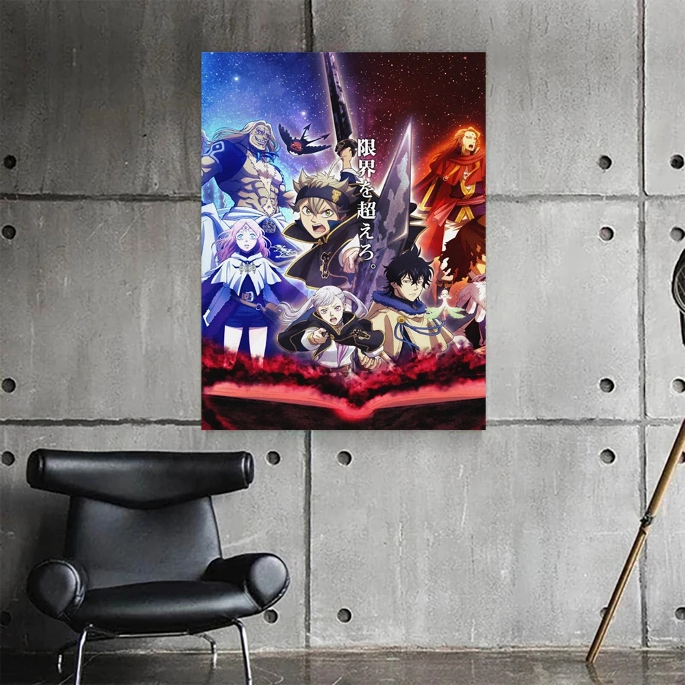 Home Decor Black Clover Printed Painting Anime Pictures Wall Art HD Red Blue Modular Canvas Poster Bedside Background No Frame
Home Decor Black Clover Printed Painting Anime Pictures Wall Art HD Red Blue Modular Canvas Poster Bedside Background No Frame