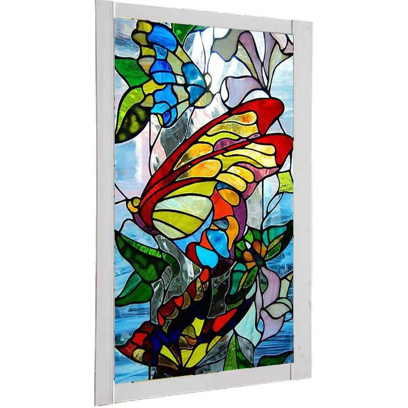 Custom Stained Glass Window Film Static Cling Frosted Sticker,Foil Colour 3D Stickers ,For Bathroom Kitchen Home Decor Butterfly
Custom Stained Glass Window Film Static Cling Frosted Sticker,Foil Colour 3D Stickers ,For Bathroom Kitchen Home Decor Butterfly