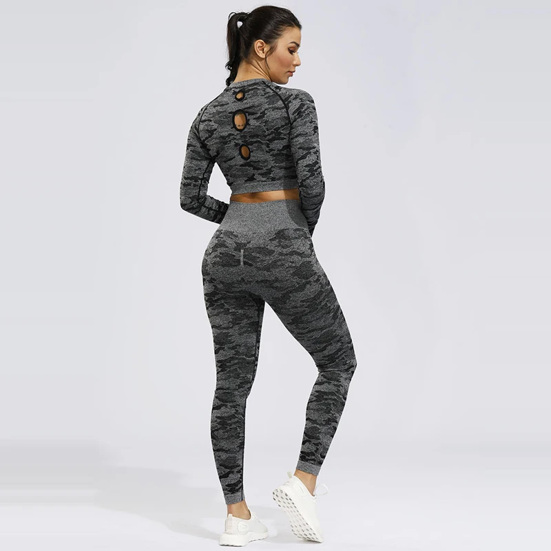 3PCS Camo Yoga Set Seamless Leggings Sports Bra+Long Sleeve Crop Top+Women Running Gym Leggings High Waist Fitness Sports Suit
3PCS Camo Yoga Set Seamless Leggings Sports Bra+Long Sleeve Crop Top+Women Running Gym Leggings High Waist Fitness Sports Suit