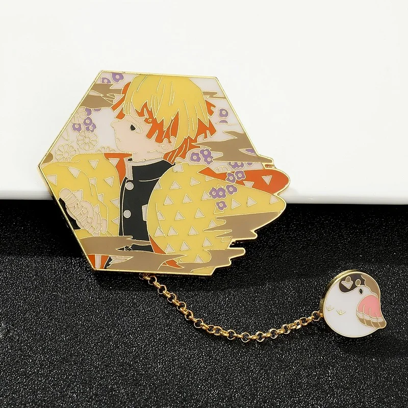 Japanese Anime Demon Slayer Brooches Accessories Figures Kamado Tanjirou Nezuko Kochou Shinobu Alloy Pins Wholesale
Japanese Anime Demon Slayer Brooches Accessories Figures Kamado Tanjirou Nezuko Kochou Shinobu Alloy Pins Wholesale