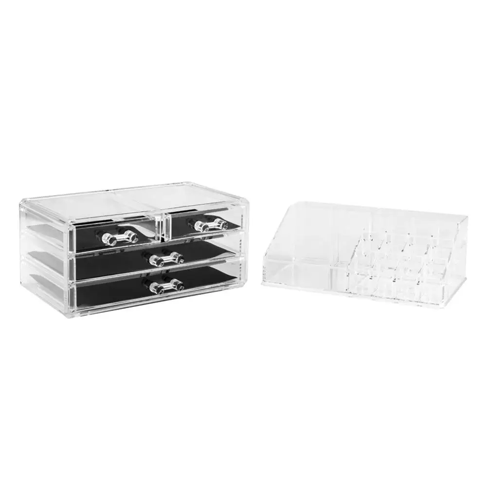 Acrylic Cosmetics Storage Rack with 4 Drawers Transparent Transparent Lipstick Storage Box Acrylic Makeup Organizer Cosmetic
Acrylic Cosmetics Storage Rack with 4 Drawers Transparent Transparent Lipstick Storage Box Acrylic Makeup Organizer Cosmetic