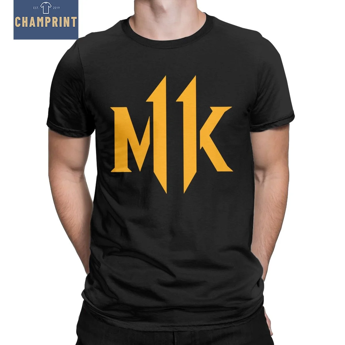 

MK Mortal Kombat T Shirt for Men 100% Cotton Vintage T-Shirts Crewneck Game Tees Short Sleeve Clothing Gift Idea