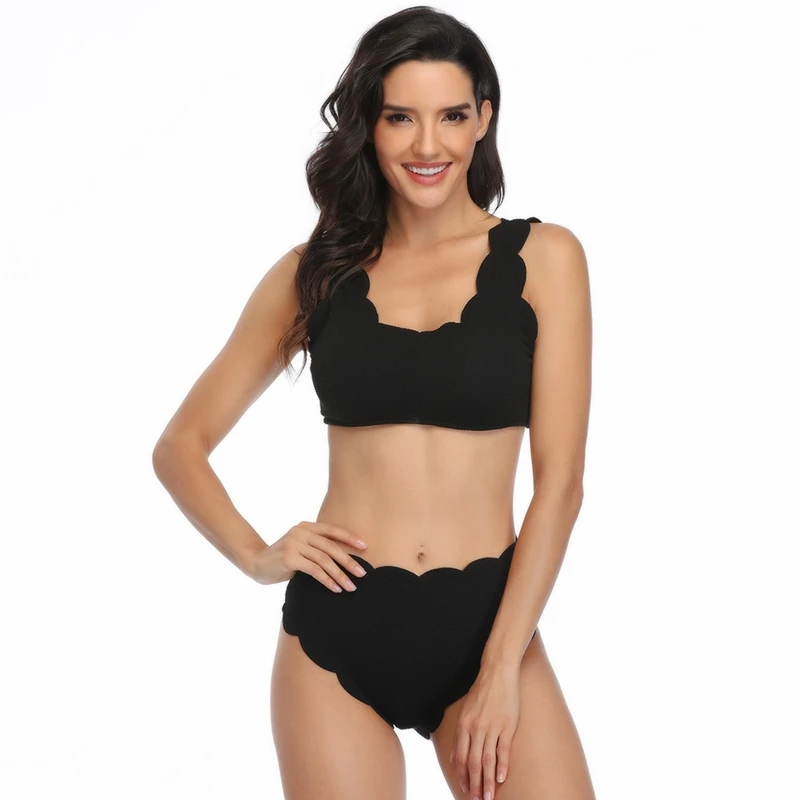 Swimsuit Women Bikinis 2021 New Fashion Summer Beach Clothes Black Pink Tankini Sexy High Waist Swim Wear Ladies Girl Biquini
Swimsuit Women Bikinis 2021 New Fashion Summer Beach Clothes Black Pink Tankini Sexy High Waist Swim Wear Ladies Girl Biquini