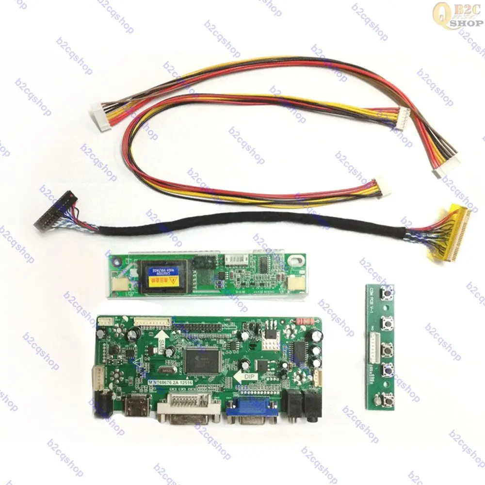 NT68676 ЖК-дисплей Экран плата контроллера комплект LVDS конвертер для 1920X1200 LQ170M1LA04 2