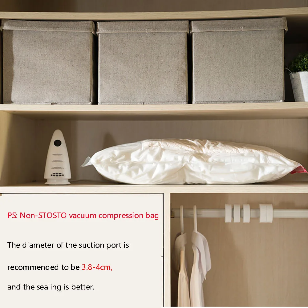 Stosto Electric vacuum pump Vacuum Bag Storage Organizer Border Seal Compressed Travel Saving Space Bags APP Remind From xiaomi
Stosto Electric vacuum pump Vacuum Bag Storage Organizer Border Seal Compressed Travel Saving Space Bags APP Remind From xiaomi