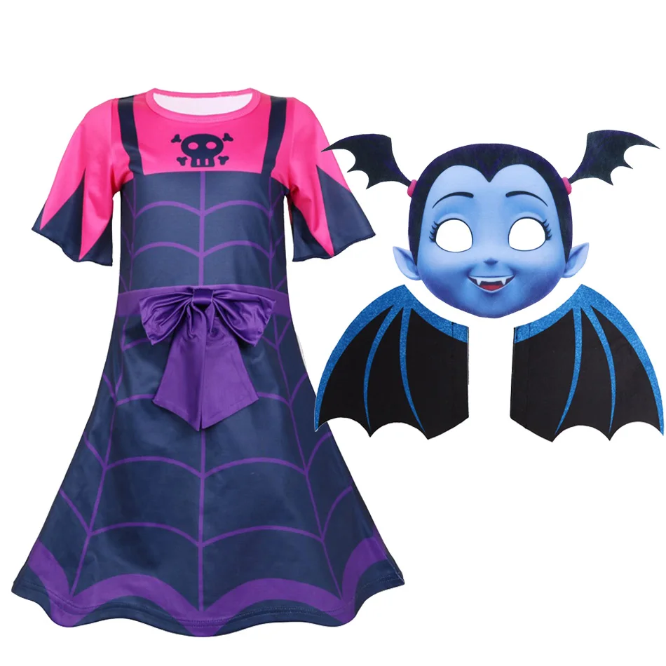 Kids Vampire Dress Set Girls Carnival Costume and Headband Kids Vampire Masquerade Fantasy Halloween Costume
Kids Vampire Dress Set Girls Carnival Costume and Headband Kids Vampire Masquerade Fantasy Halloween Costume