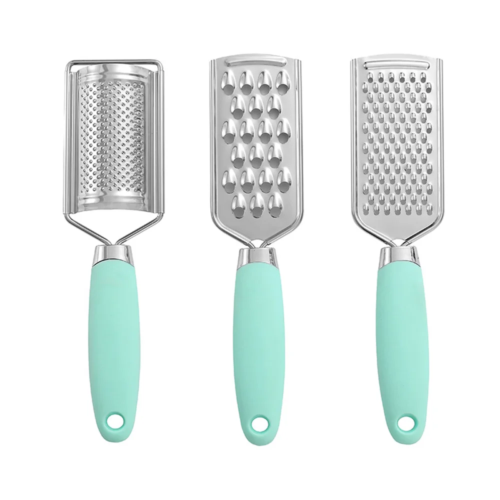 3 Pieces Kitchen Food Grater,Stainless Steel Graters Zest Kits with Anti-rust Rubber Grip, Handheld Multi-purpose Kitchen Grater
3 Pieces Kitchen Food Grater,Stainless Steel Graters Zest Kits with Anti-rust Rubber Grip, Handheld Multi-purpose Kitchen Grater