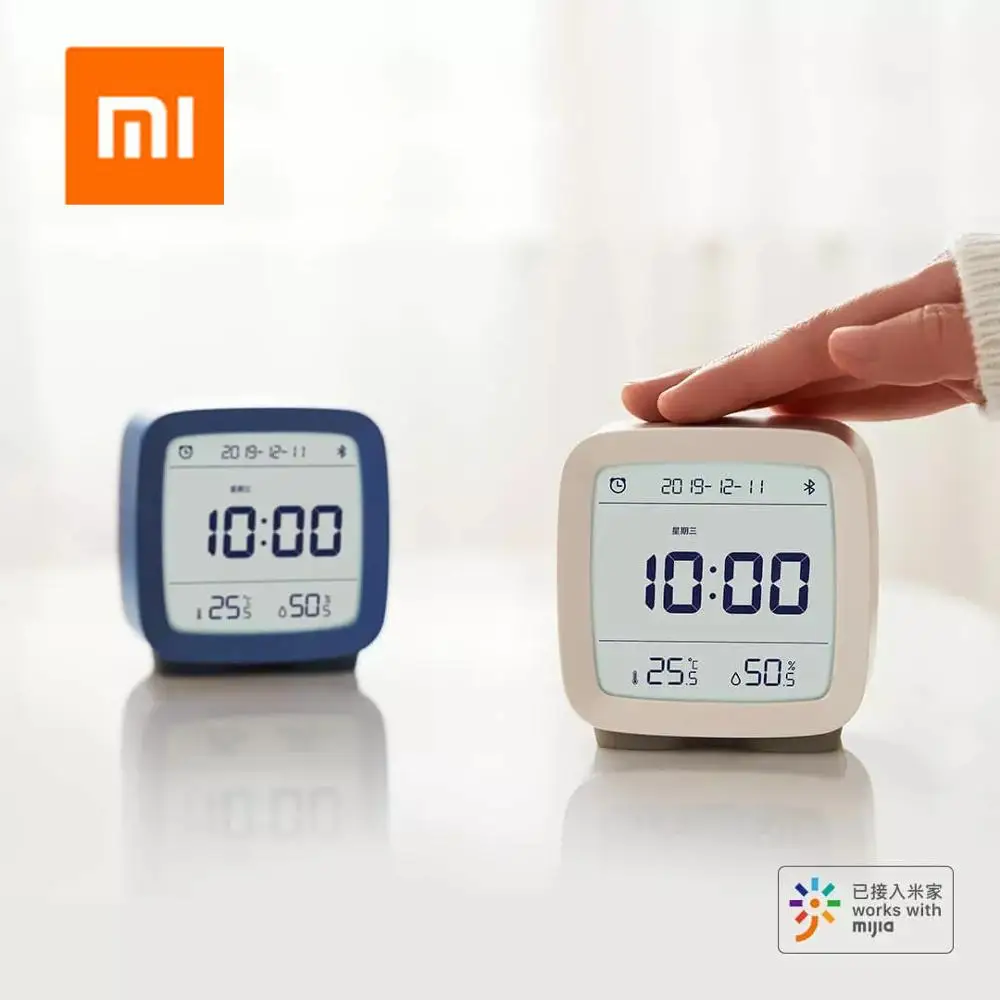Xiaomi Bluetooth Alarm Clock Digital Thermometer Temperature and Humidity Monitoring Soft Night Light 3 In 1 Work with Mijia App
Xiaomi Bluetooth Alarm Clock Digital Thermometer Temperature and Humidity Monitoring Soft Night Light 3 In 1 Work with Mijia App