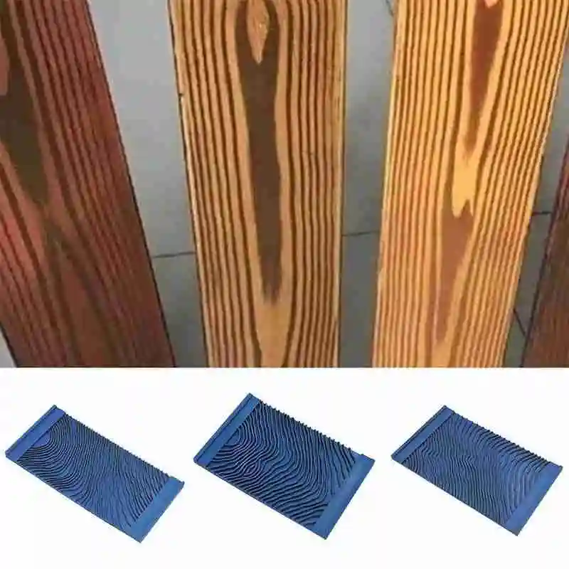 DIY With A Handle Wood Grain Painting Tool Graining Fence Home Art Texture Wall Pattern Cabinet Use For Floor Decor J6N4 
DIY With A Handle Wood Grain Painting Tool Graining Fence Home Art Texture Wall Pattern Cabinet Use For Floor Decor J6N4