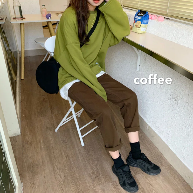 2021 autumn New Brown Straight Denim Vintage Slender Office Lady Jeans Women Trousers High Waist Large Size Pants Female KZ703
2021 autumn New Brown Straight Denim Vintage Slender Office Lady Jeans Women Trousers High Waist Large Size Pants Female KZ703