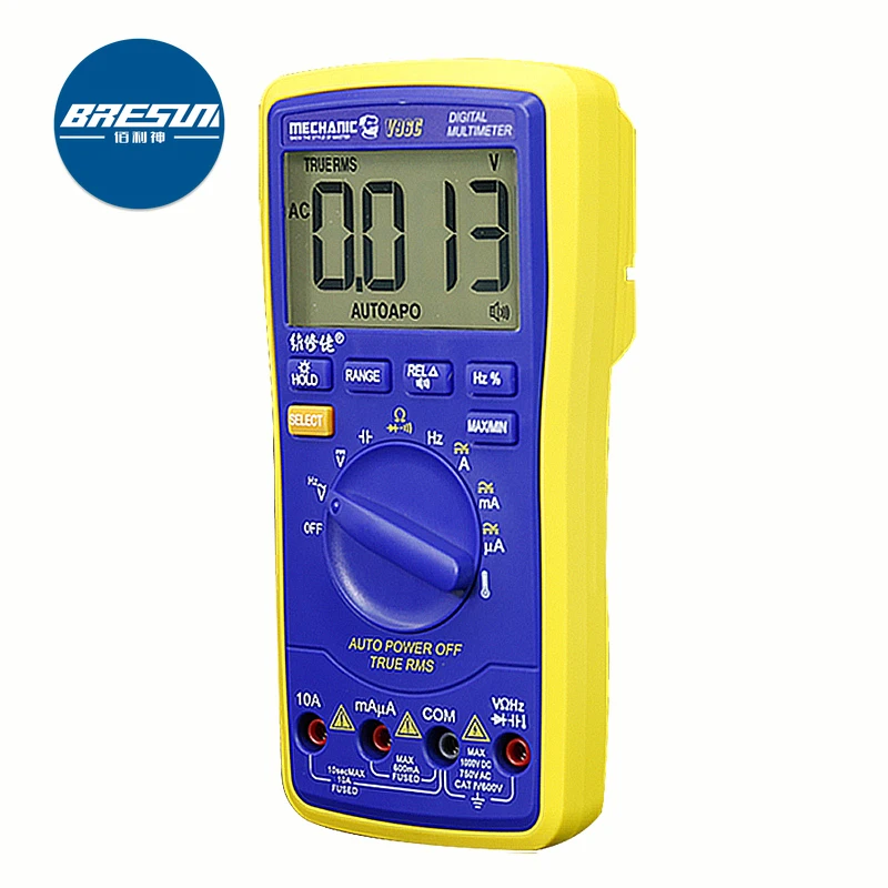 MECHANIC V96C Multimeter LCD Digital Automatic Speech Broadcast Auto Range Full Protection AC DC
MECHANIC V96C Multimeter LCD Digital Automatic Speech Broadcast Auto Range Full Protection AC DC