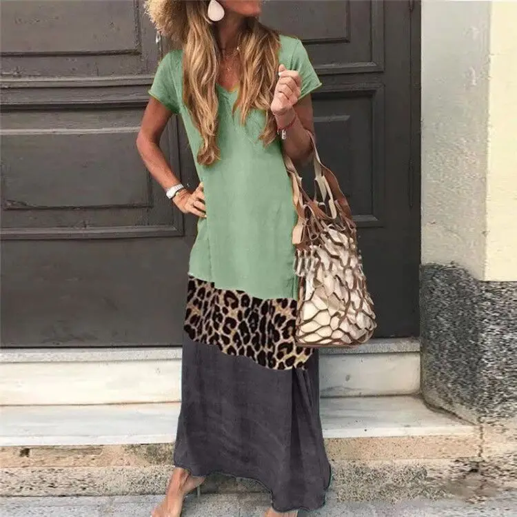 Casual Women African Design Dashiki Print Dress Vintage Leopard Beach Summer Loose Bazin Robe Gowns Africa Long Maxi Dresses
Casual Women African Design Dashiki Print Dress Vintage Leopard Beach Summer Loose Bazin Robe Gowns Africa Long Maxi Dresses