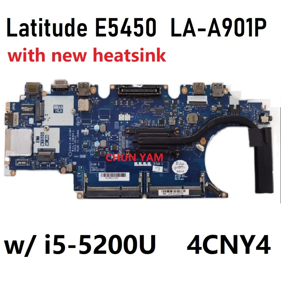 Новинка материнская плата для ноутбука dell Latitude E5450 системная LA-A901P X4VXX 4CNY4 100%