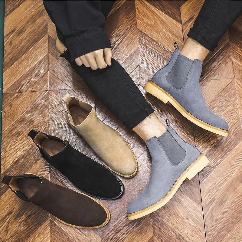 Warm Big Size 39-47 Winter Shoes Men Chelsea Boots Plush Fur Mens Boots Leather Footwear Mens Chelsea Boots Sapato Masculino
Warm Big Size 39-47 Winter Shoes Men Chelsea Boots Plush Fur Mens Boots Leather Footwear Mens Chelsea Boots Sapato Masculino