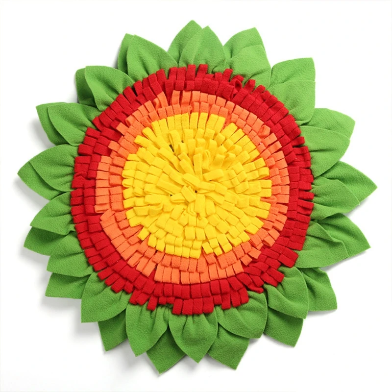 50LB Round Flower Shape Dog Snuffle Feeding Mat Pet Nosework Training Slow Eating Durable Play Pad Washable Cushion Soft Puzzle
50LB Round Flower Shape Dog Snuffle Feeding Mat Pet Nosework Training Slow Eating Durable Play Pad Washable Cushion Soft Puzzle