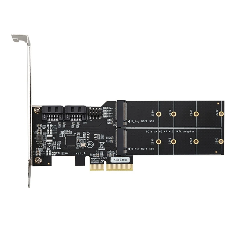 PCIE3.0 X4 до 2-Порты и разъёмы M.2 (B-KEY) и 2-Порты и разъёмы SATA3.0 адаптера Sup Порты и разъёмы ing Связь скорость 6,0 Гбит/с/3,0 Гбит/с, 1,5 Гбит/с
PCIE3.0 X4 до 2-Порты и разъёмы M.2 (B-KEY) и 2-Порты и разъёмы SATA3.0 адаптера Sup Порты и разъёмы ing Связь скорость 6,0 Гбит/с/3,0 Гбит/с, 1,5 Гбит/с