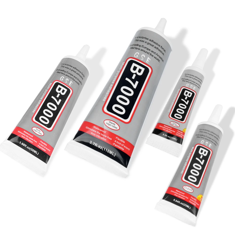 B7000 Super Glue Multi-Purpose 15ml 25ml 50ml 110ml Universal Adhesive Transparent For DIY LCD Screen Phone Frame Jewelry Repair
B7000 Super Glue Multi-Purpose 15ml 25ml 50ml 110ml Universal Adhesive Transparent For DIY LCD Screen Phone Frame Jewelry Repair