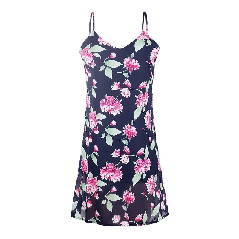 European and American Women's V-neck Strap Floral Printed Dress Dresses for Women Strawberry Dress Plus Size Clothing
European and American Women's V-neck Strap Floral Printed Dress Dresses for Women Strawberry Dress Plus Size Clothing