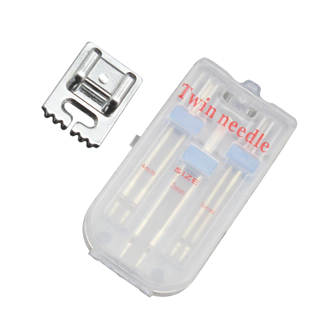 3PCS Sewing Machine Needles Double Twin Needles with Pintuck Presser Foot Double Twin Needles Pins Sewing DIY Craft Tool
3PCS Sewing Machine Needles Double Twin Needles with Pintuck Presser Foot Double Twin Needles Pins Sewing DIY Craft Tool
