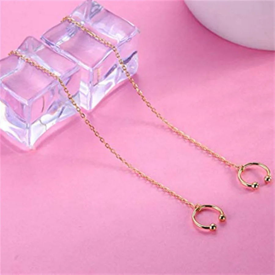 2021 New Ins Fashion Women Elegant Geometric Ear Clip Tassel Splicing Earrings Women Sexy Party Tassel Chain Earrings Jewerly
2021 New Ins Fashion Women Elegant Geometric Ear Clip Tassel Splicing Earrings Women Sexy Party Tassel Chain Earrings Jewerly