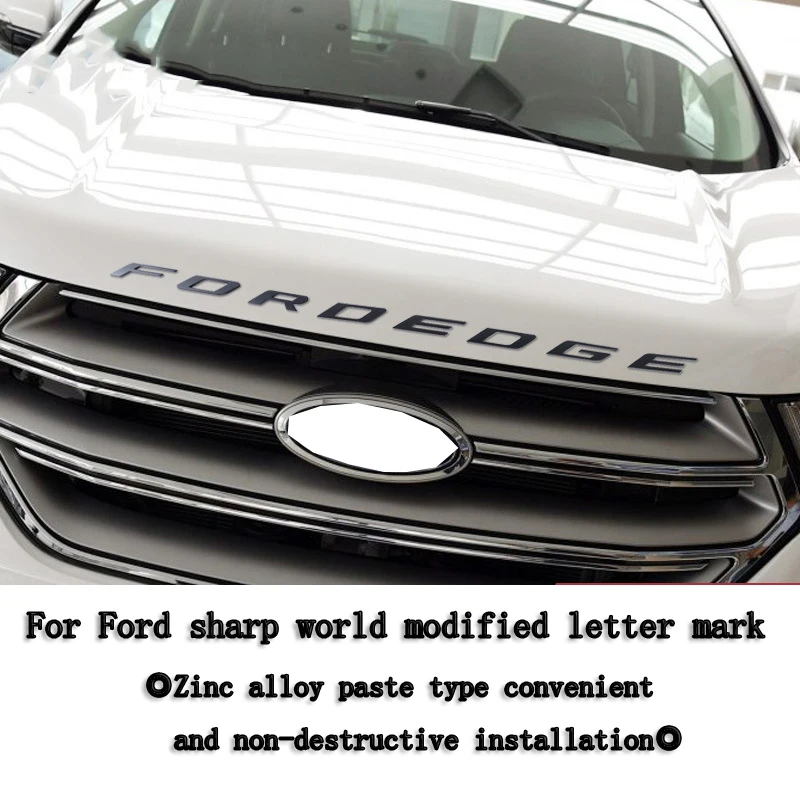 52*2cm Car Badge Sticker for Ford Edge Separation Letter Solid Zinc Alloy Modified Car Shape Logo 3D Sticker Decoration 
52*2cm Car Badge Sticker for Ford Edge Separation Letter Solid Zinc Alloy Modified Car Shape Logo 3D Sticker Decoration