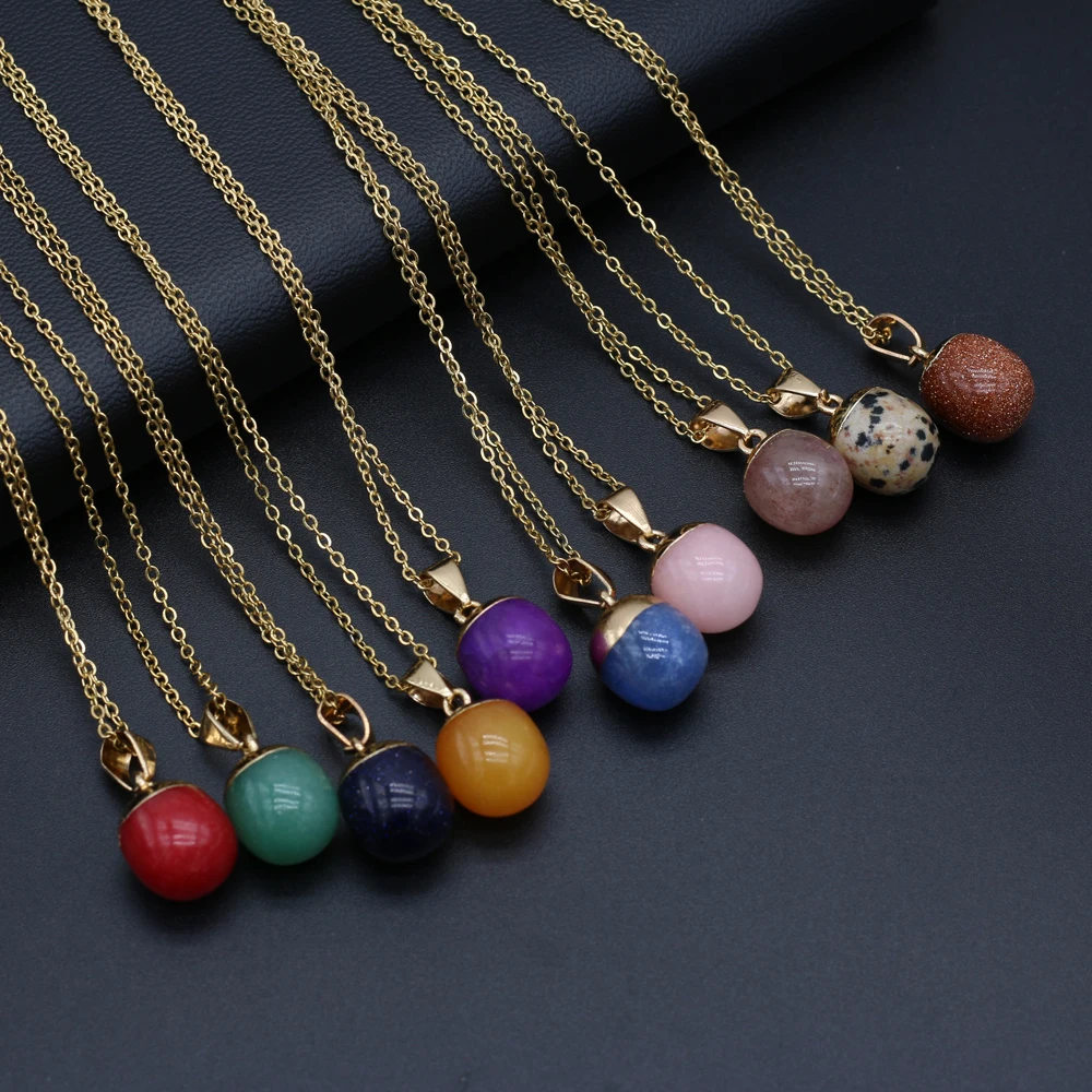 Wholesale10PCSNew Natural Semi-precious Stone Rose Quartz Adzuki Bean-shaped Pendant Necklace Multi-color Exquisite Jewelry Gift
Wholesale10PCSNew Natural Semi-precious Stone Rose Quartz Adzuki Bean-shaped Pendant Necklace Multi-color Exquisite Jewelry Gift