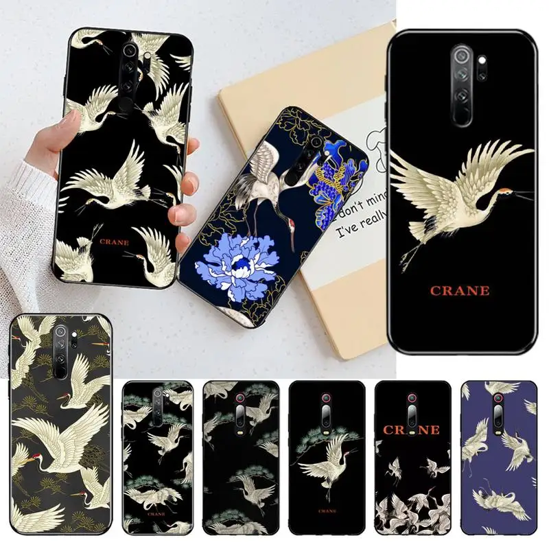 YJZFDYRM Red-crowned crane Birds japanese style Soft Phone Case Cover for Redmi Note 9 8 8T 8A 7 6 6A Go Pro Max Redmi 9 K20 
YJZFDYRM Red-crowned crane Birds japanese style Soft Phone Case Cover for Redmi Note 9 8 8T 8A 7 6 6A Go Pro Max Redmi 9 K20