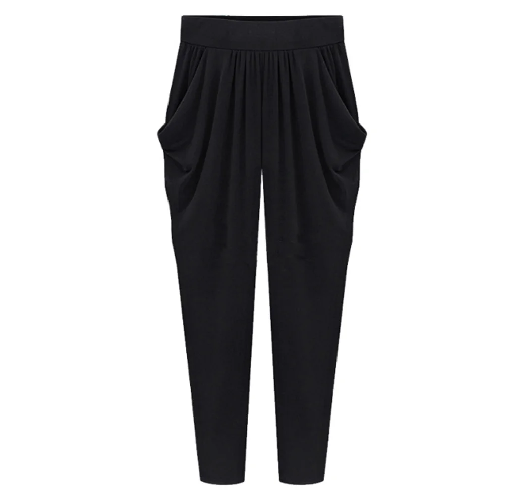Womens Casual Pants Summer Loose Plus Size 5XL 6XL 8XL Street Fashion Trousers Stretchy With Pockets ouc726 | Женская одежда