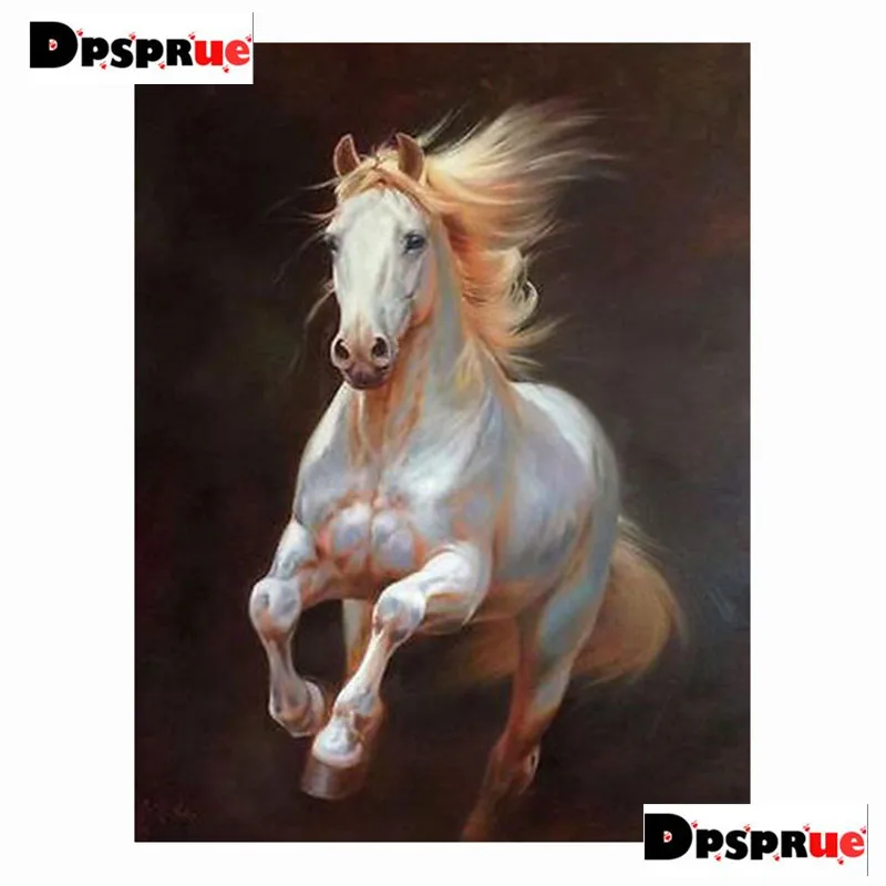 Dpsprue Full Square/Round 5D Diy Diamond Painting Kit Cross Stitch Animal Horse Run 3D Embroidery Mosaic Home Decor Gift
Dpsprue Full Square/Round 5D Diy Diamond Painting Kit Cross Stitch Animal Horse Run 3D Embroidery Mosaic Home Decor Gift