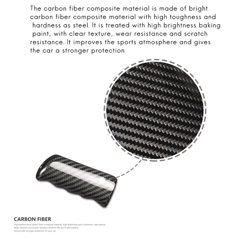 Carbon Fiber Interior Trim Car Handbrake Grips Cover Sticker for Mercedes Benz G Class W463 2000-2019
Carbon Fiber Interior Trim Car Handbrake Grips Cover Sticker for Mercedes Benz G Class W463 2000-2019