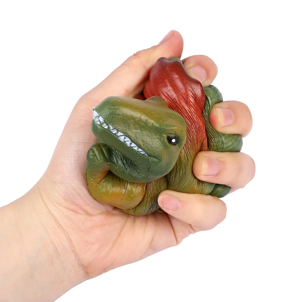 

Zoo World Realistic Dinosaur Figure Slow Rising Collection Stress Reliever Toy Sensory Squeeze Squishy Antistress Fidget Gift