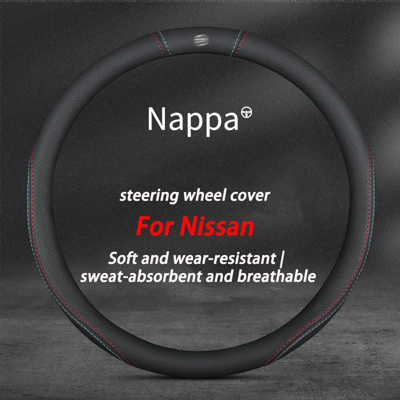 For Nissan Car Steering Wheel Cover Skidproof Auto Steering-Wheel Cover Anti-Slip Leather Carstyling Car Accessories
For Nissan Car Steering Wheel Cover Skidproof Auto Steering-Wheel Cover Anti-Slip Leather Carstyling Car Accessories