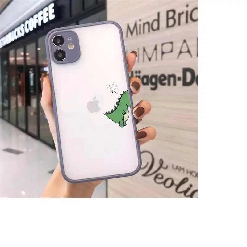 Cute animal dinosaur Phone Cases Matte Transparent For iPhone 12 Mini 11 Pro XR XS Max 7 8 Plus
Cute animal dinosaur Phone Cases Matte Transparent For iPhone 12 Mini 11 Pro XR XS Max 7 8 Plus