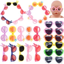Doll Sunglasses Glasses Cartoon Accessories Fit 18 Inch American Of Girl`s &43Cm Baby New Born Doll Zaps Generation Christmas