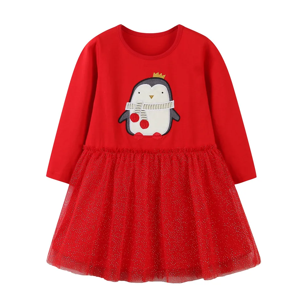 Princess Autumn Spring Girls Long Sleeve Animal Applique Cotton Kids Party Dresses Children's Clothing
Princess Autumn Spring Girls Long Sleeve Animal Applique Cotton Kids Party Dresses Children's Clothing