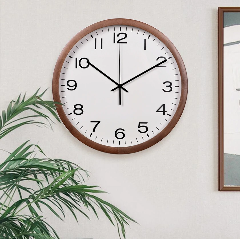 Wooden Wall Clock Automatic Adjustment Time Living Room Home Wall Clock Quartz Zegary Scienne Modern Clocks Minimalist 6D111
Wooden Wall Clock Automatic Adjustment Time Living Room Home Wall Clock Quartz Zegary Scienne Modern Clocks Minimalist 6D111