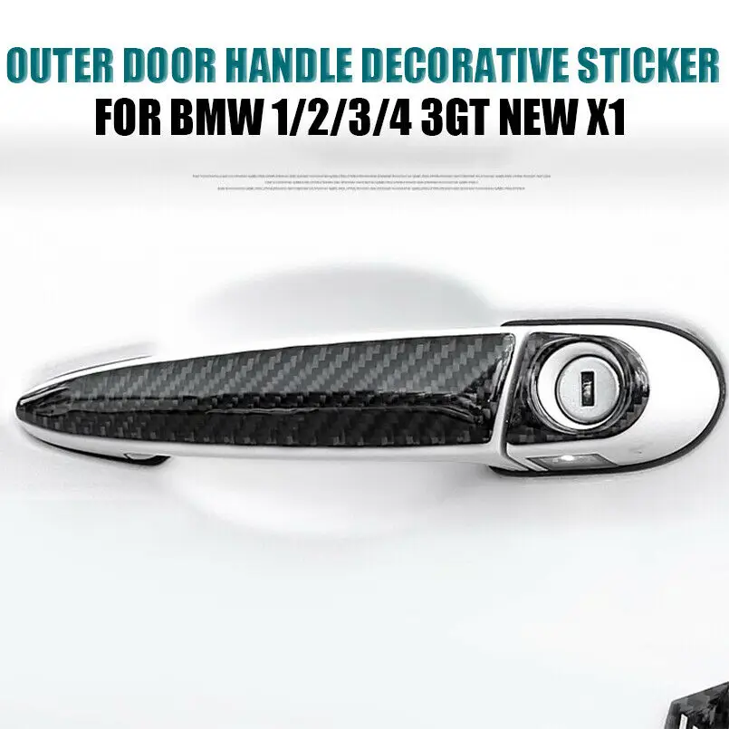 Carbon Fiber Exterior Door Handle Decorative Sticker for BMW 1/2/3/4/3GT/NEW X1
Carbon Fiber Exterior Door Handle Decorative Sticker for BMW 1/2/3/4/3GT/NEW X1