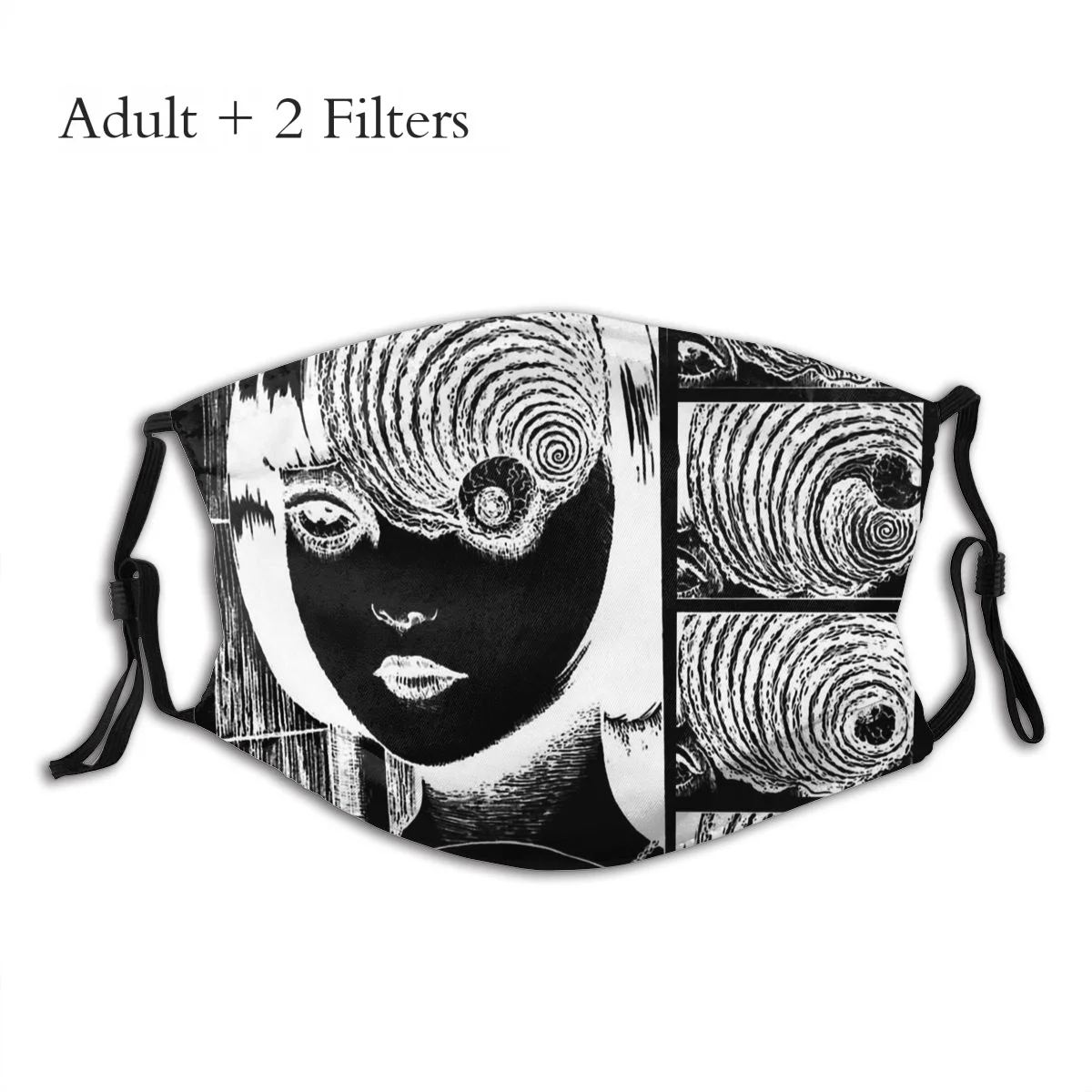 Удзумаки перевернутая моющаяся маска для лица Junji Ito многоразовая маска с фильтрами
Удзумаки перевернутая моющаяся маска для лица Junji Ito многоразовая маска с фильтрами