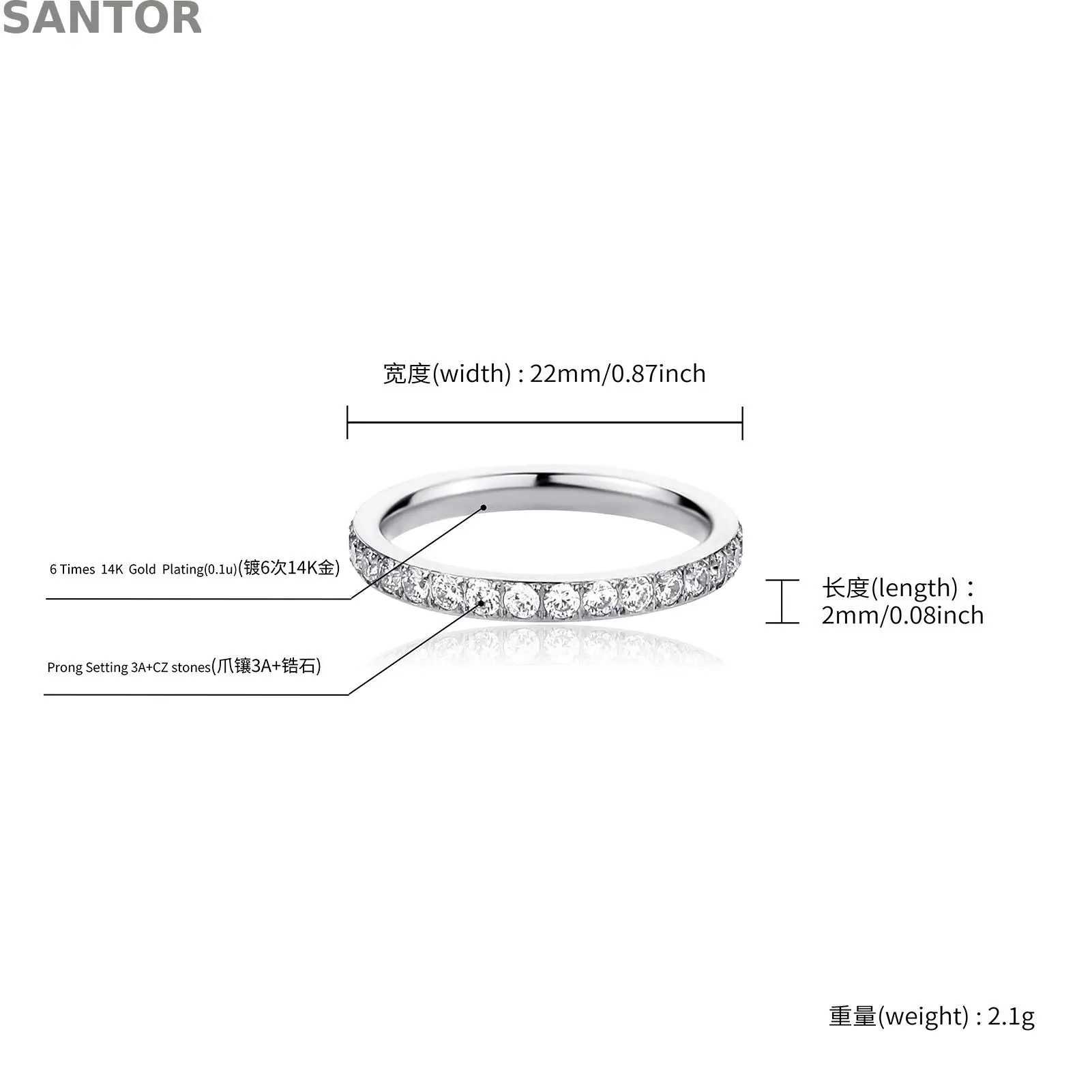 Hip Hop Jewelry Fashion Gold Plated Stainless Steel Single Row Cubic Zircon Ring Men Women Simple Ring Personalized Jewelry
Hip Hop Jewelry Fashion Gold Plated Stainless Steel Single Row Cubic Zircon Ring Men Women Simple Ring Personalized Jewelry