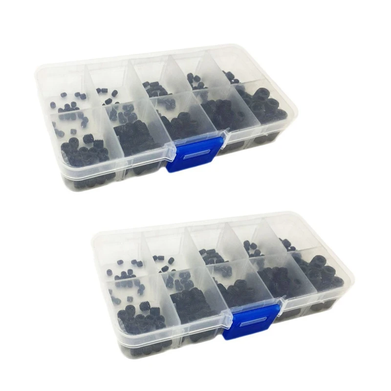 Retail 400PCS M3 M4 M5 M6 M8 Hex Head Socket Hex Grub Screw Set Assortment Kit(Black Alloy Steel)
Retail 400PCS M3 M4 M5 M6 M8 Hex Head Socket Hex Grub Screw Set Assortment Kit(Black Alloy Steel)