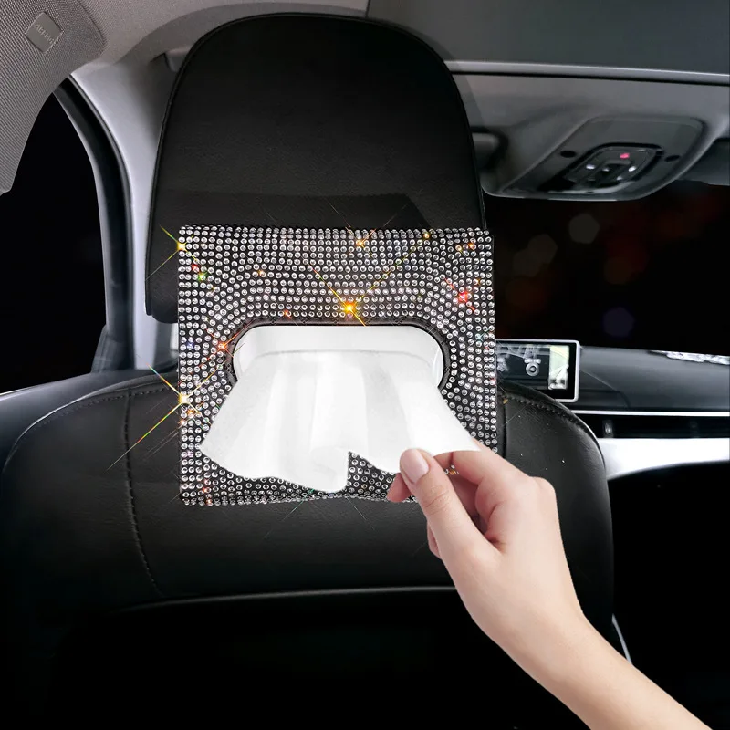 Car Crystal Rhinestone Tissue Box Holder PU Leather Sun Visor Paper Towel Cover Car Accessories Auto Accessories for Girls
Car Crystal Rhinestone Tissue Box Holder PU Leather Sun Visor Paper Towel Cover Car Accessories Auto Accessories for Girls