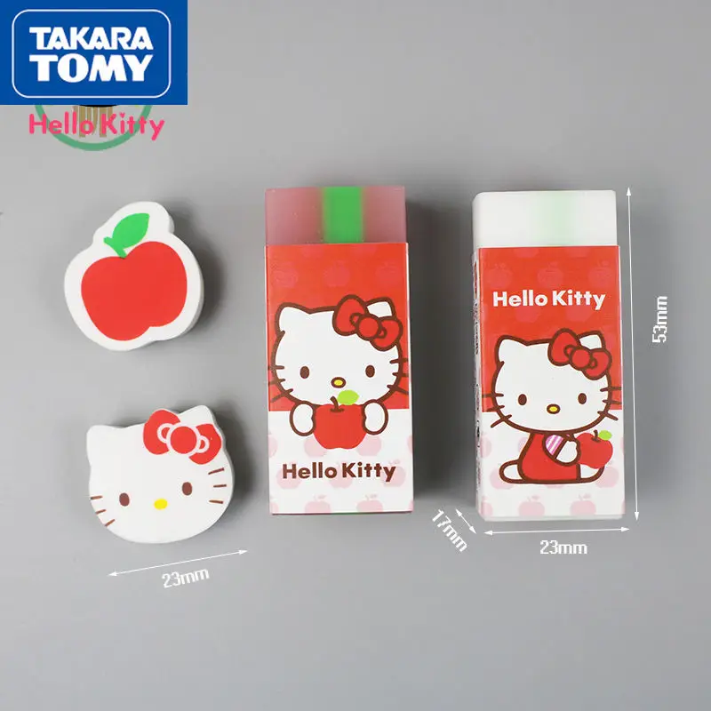 TAKARA TOMY cute cartoon HelloKitty printing eraser simple student children jelly sandwich fruit creative school supplies
TAKARA TOMY cute cartoon HelloKitty printing eraser simple student children jelly sandwich fruit creative school supplies