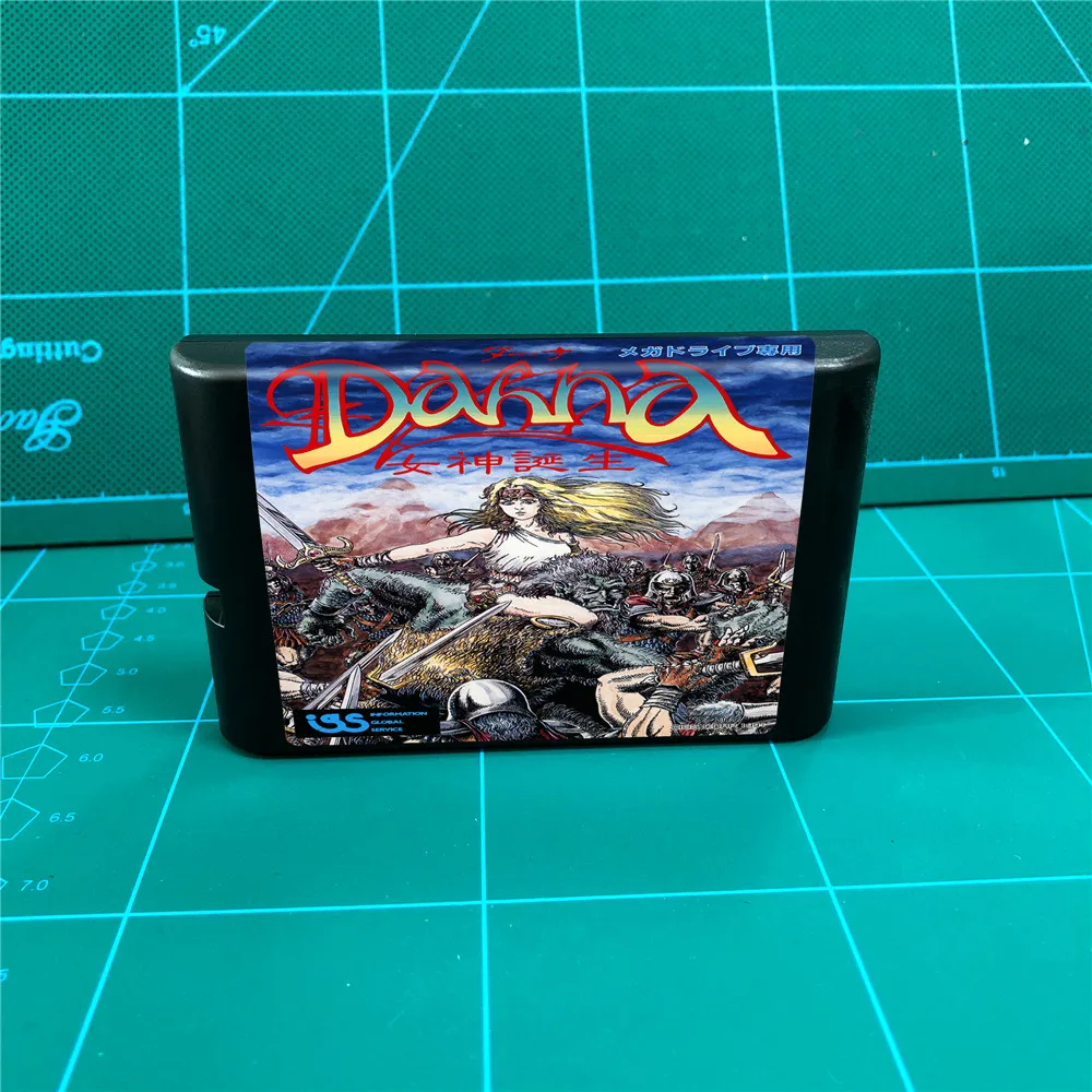 Картридж для игр MD 16 бит Dahna Megami Tanjou консоли MegaDrive Genesis|Запасные части| |
